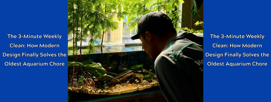 The 3-Minute Weekly Clean: How Modern Design Finally Solves the Oldest Aquarium Chore