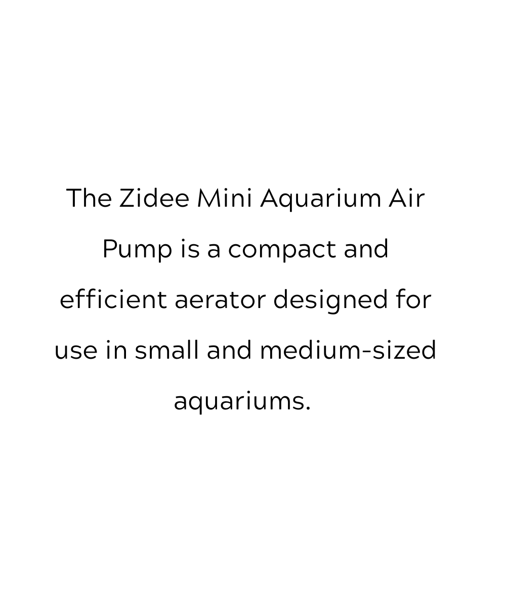 Zidee Mini Aquarium Air Pump