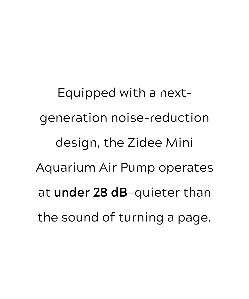 Zidee Mini Aquarium Air Pump